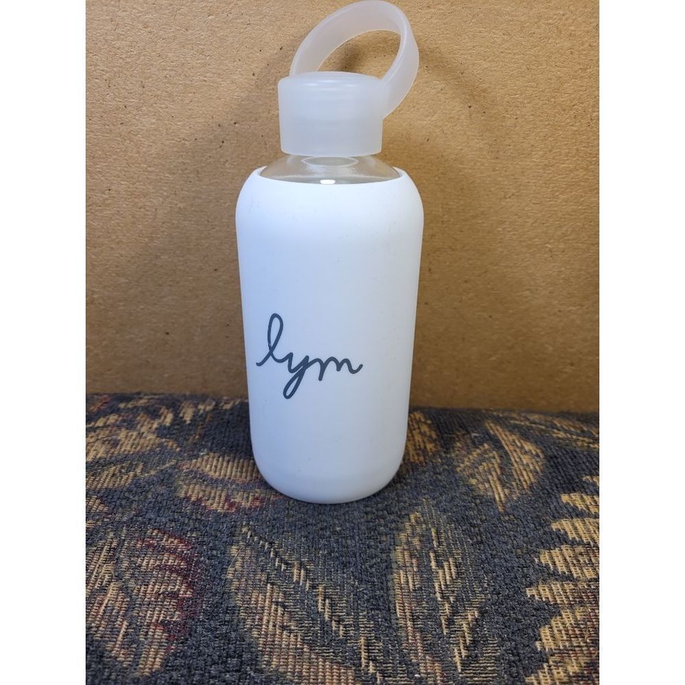 BKR Love Your Melon Winter 16oz. Glass Water Bottle #6- NWOT